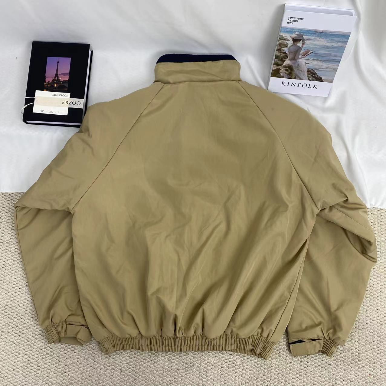 Retro Stand-Collar Cotton Jacket