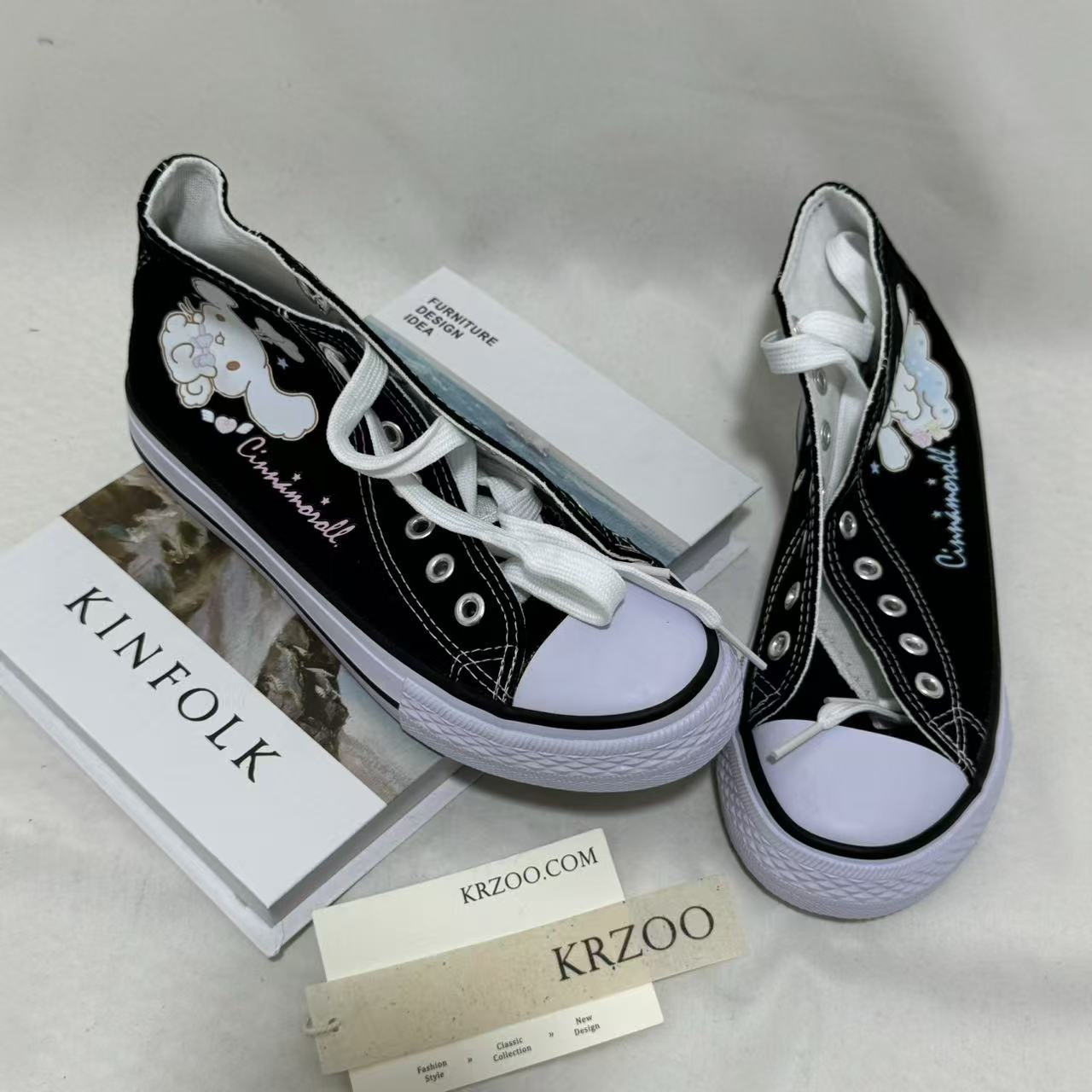 Cartoon-Style Casual Canvas Shoes