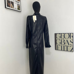 Single-Breasted Ruched Dress