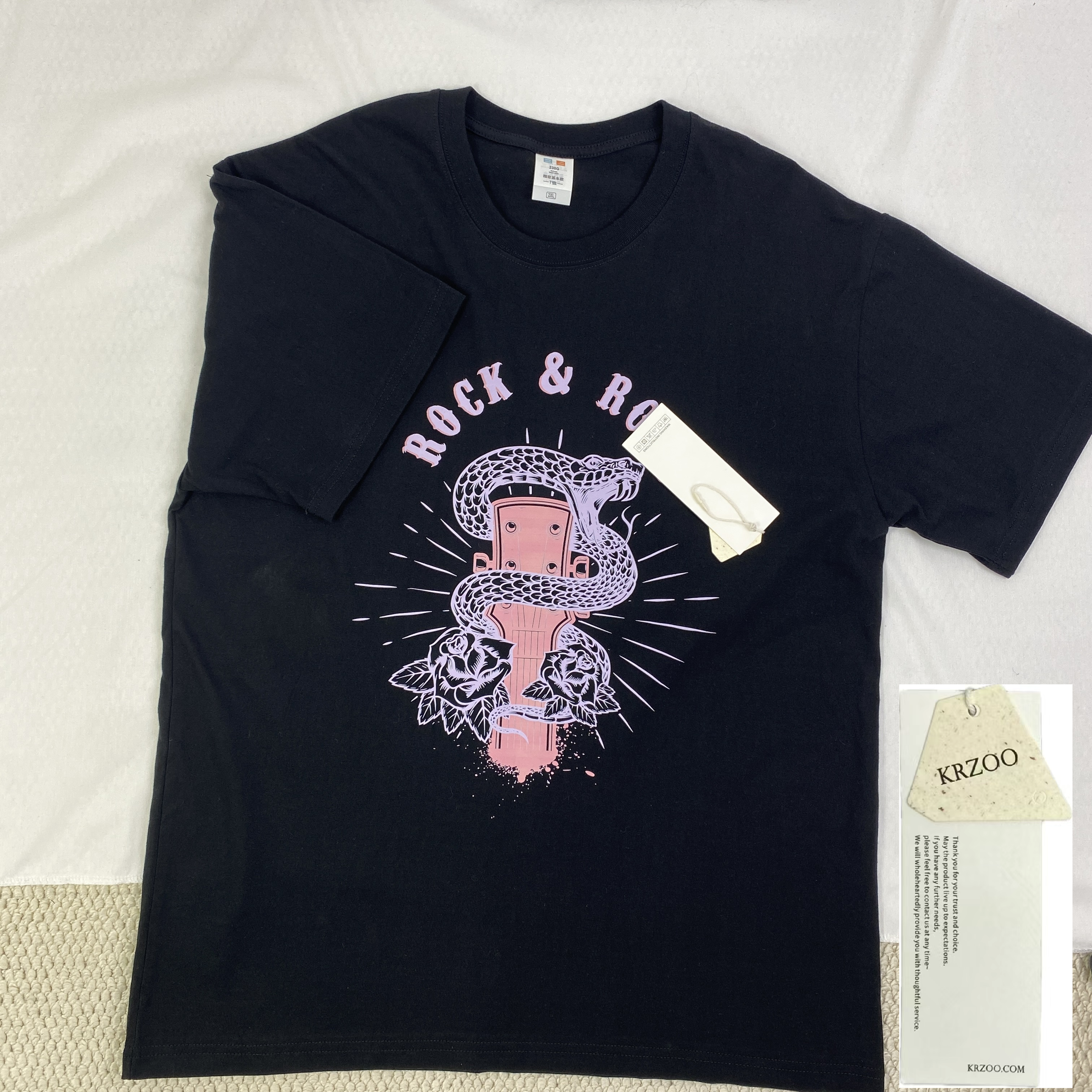 Short-sleeved T-shirt set, loose and casual style