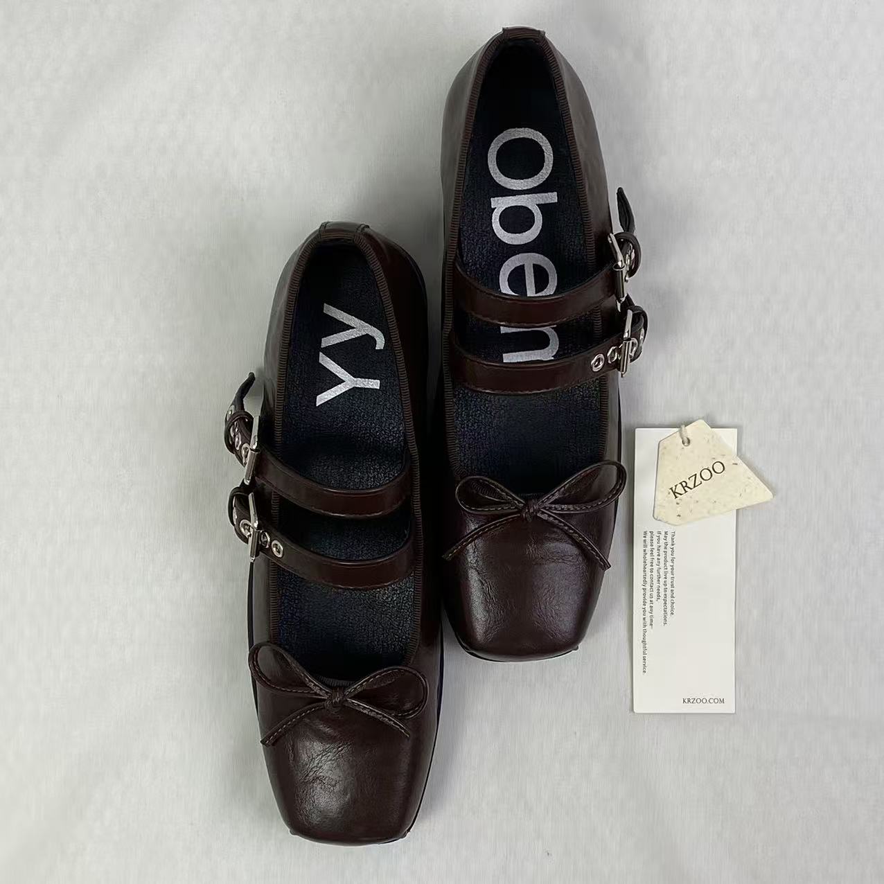 Ballet platform flat shoes