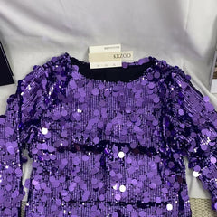 Short Dress With Large Sequins