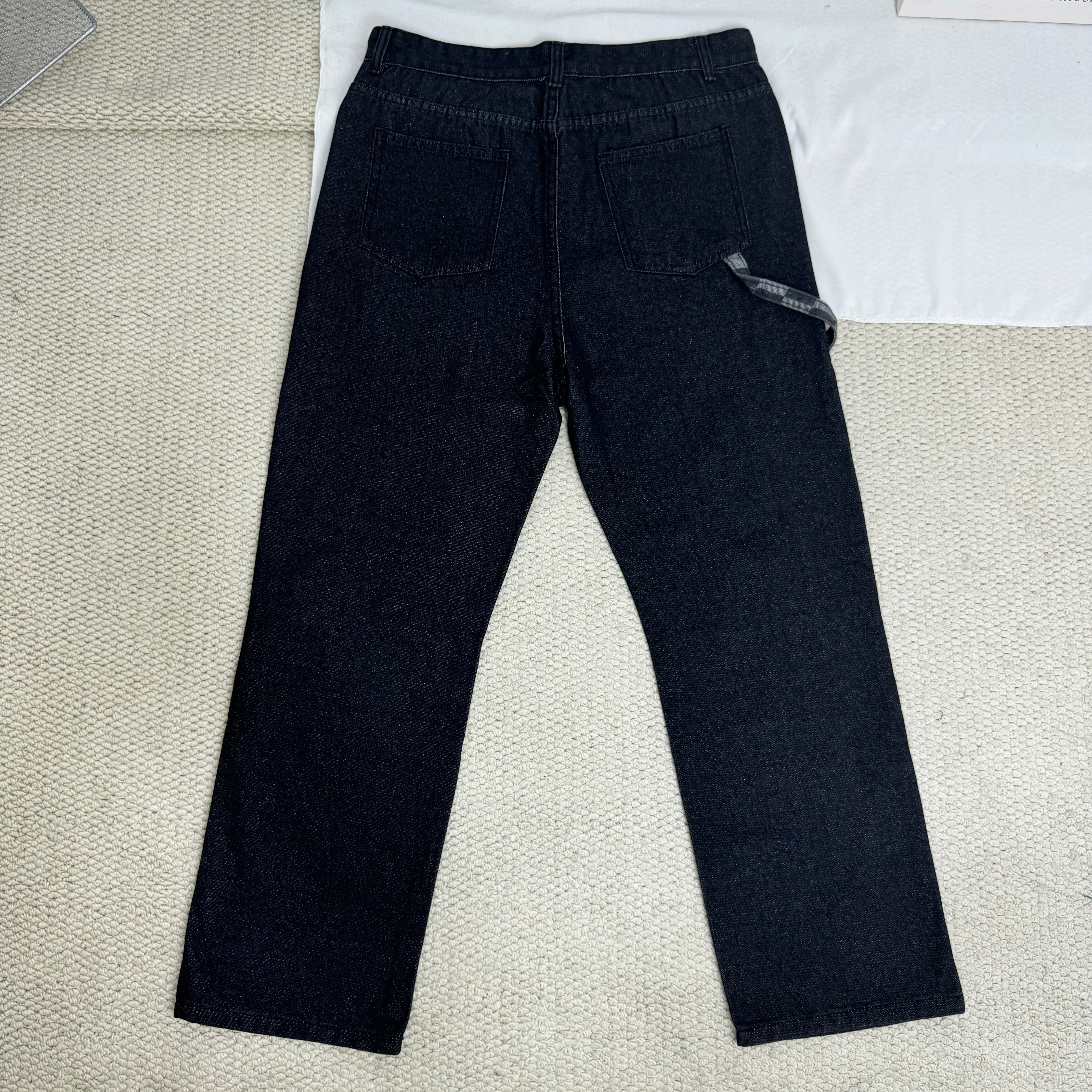 Checkered Patchwork Pocket Pants