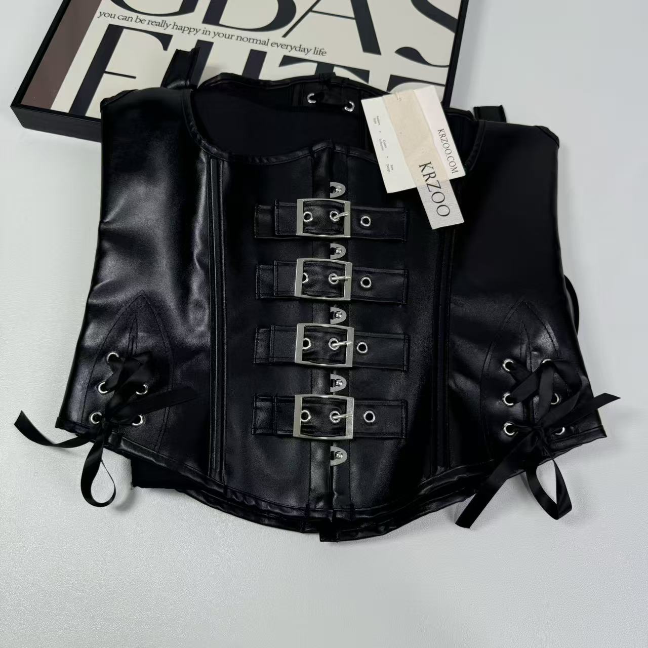 Shoulder straps around neck with PU waistband