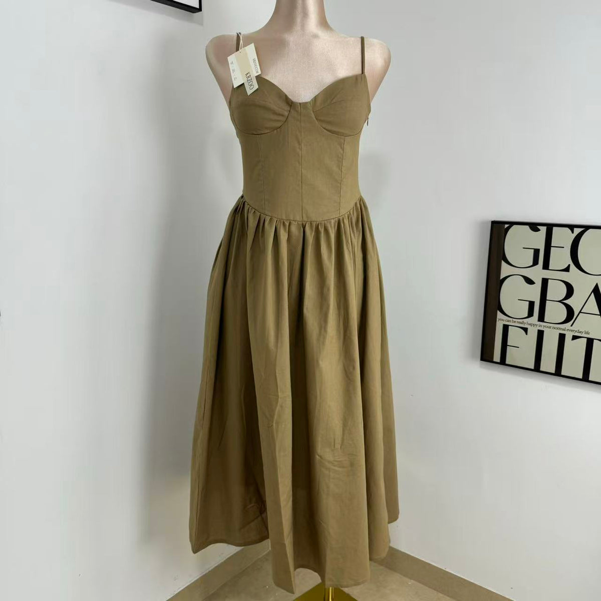 Simple Strappy Maxi Dress
