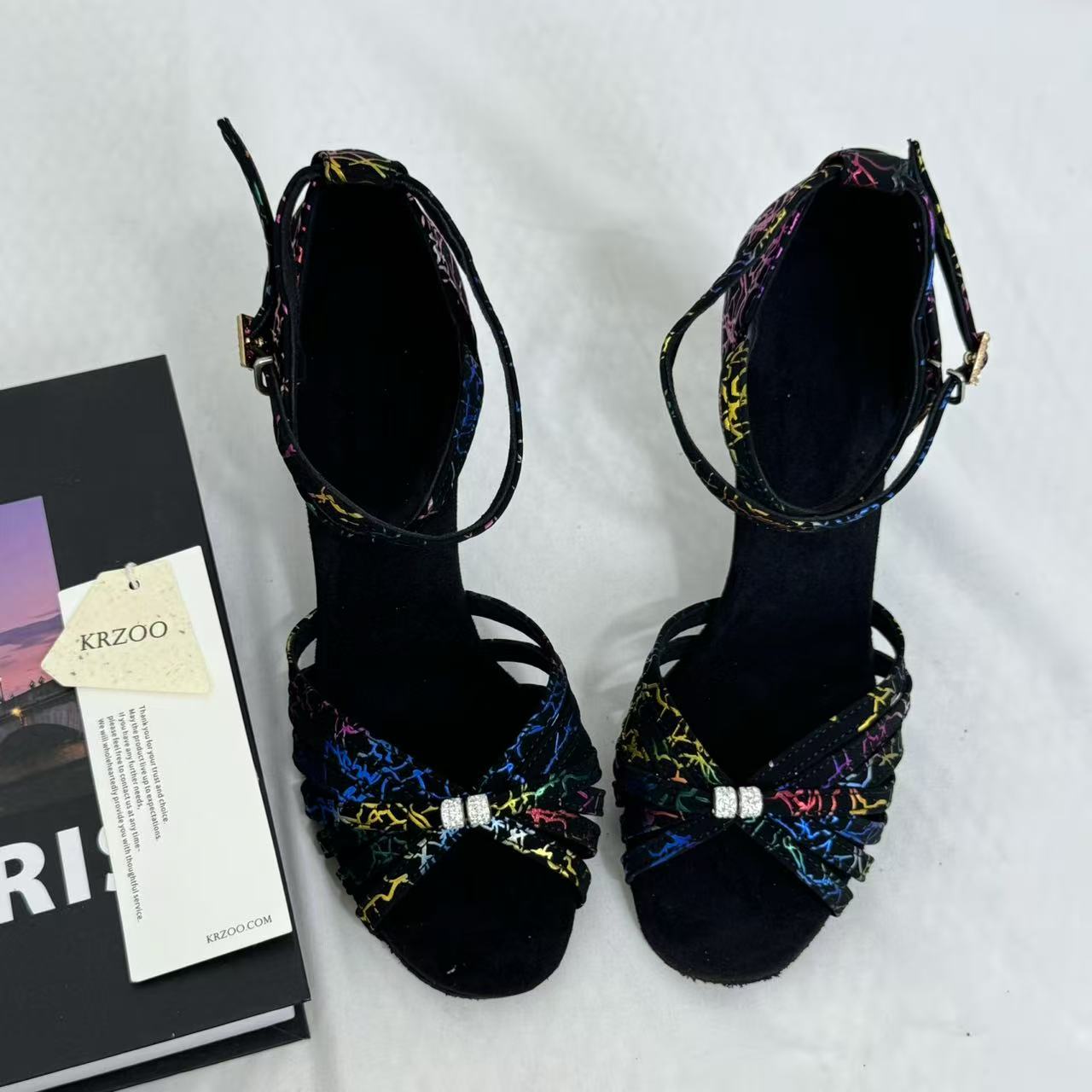 Soft-Soled Indoor High-Heeled Dance Shoes