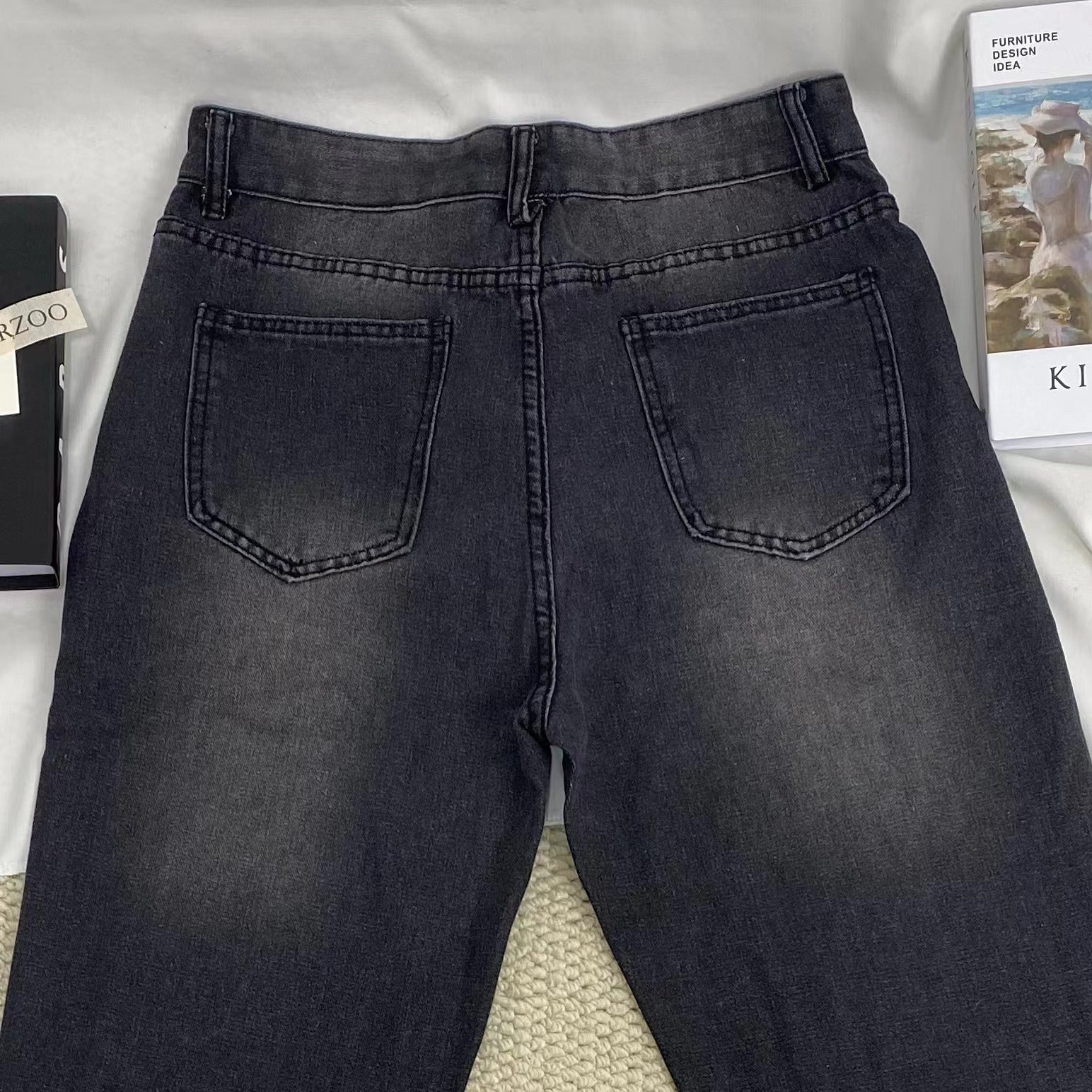 Niche Vintage Flared Jeans