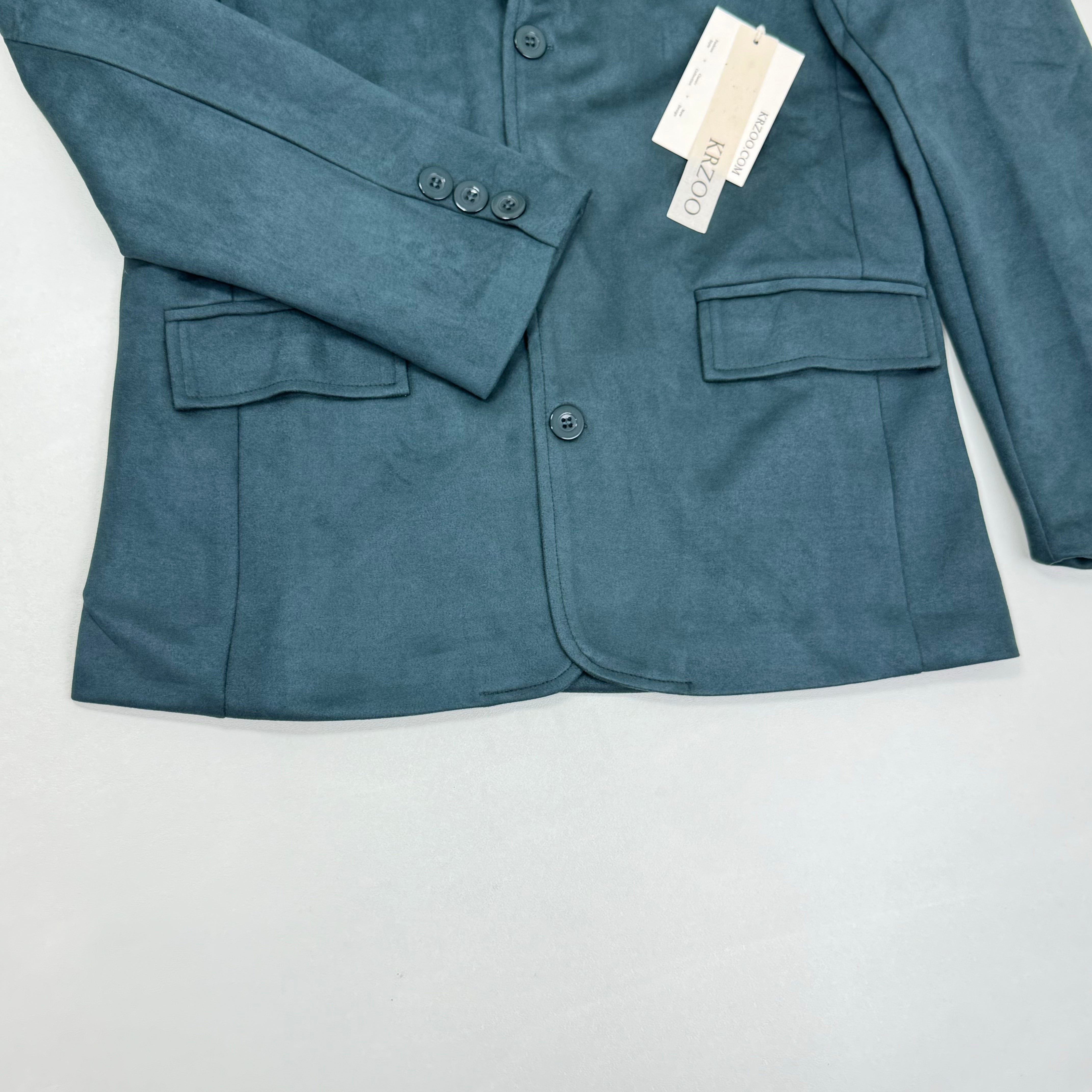 Casual suede blazer