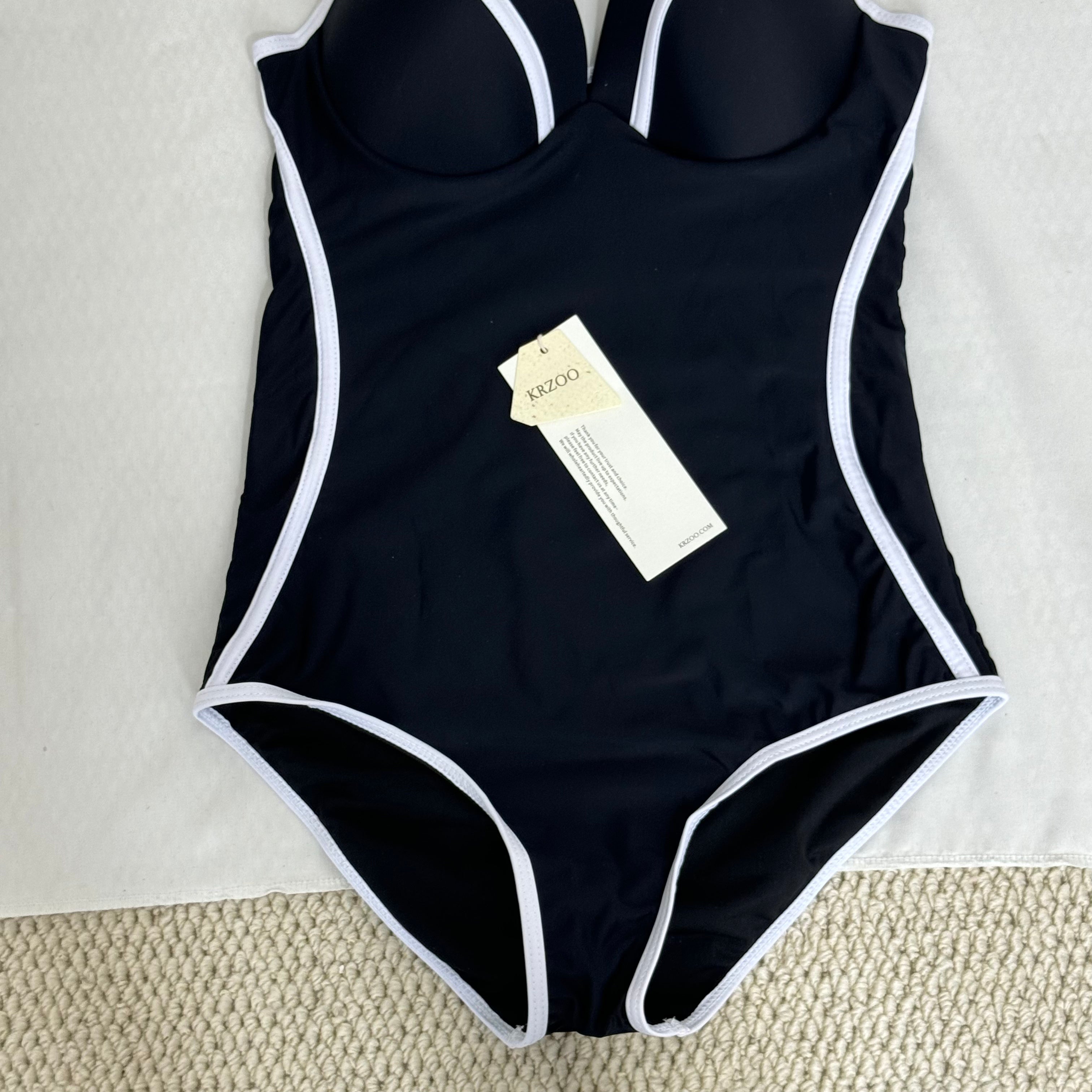 High-Waisted Slimming Swimsuit