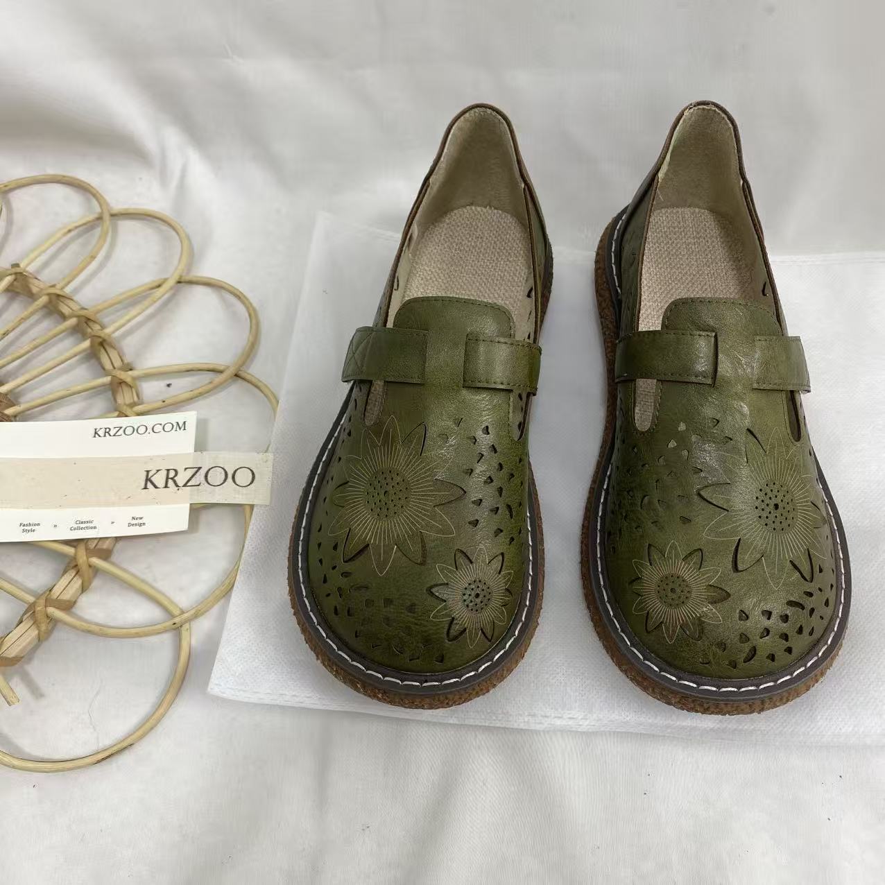 Mori-Style Retro Oversized Sandals