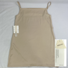 Silk ribbon halter dress