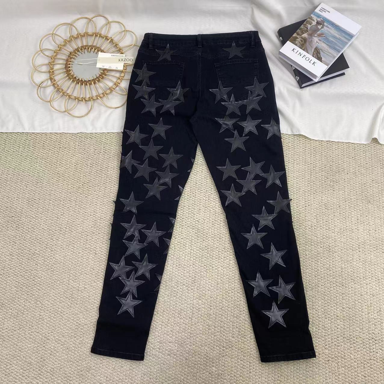 Ripped Star Casual Jeans