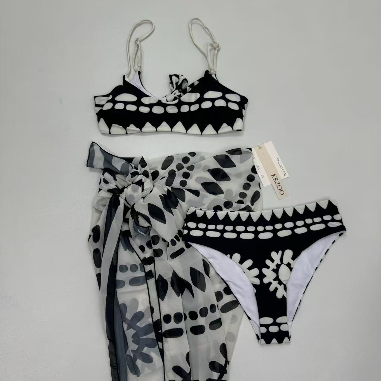 Bohemian print bikini set