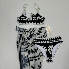 Bohemian print bikini set