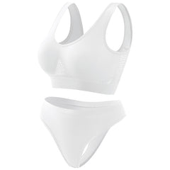 Breathable and comfortable sports bra set