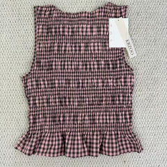 A sleeveless front-back vest