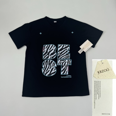 Cotton printed short-sleeved T-shirt