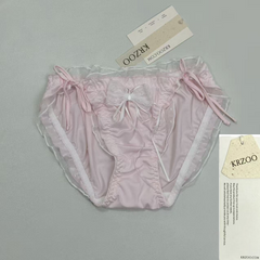 Lace-edged drawstring underpants