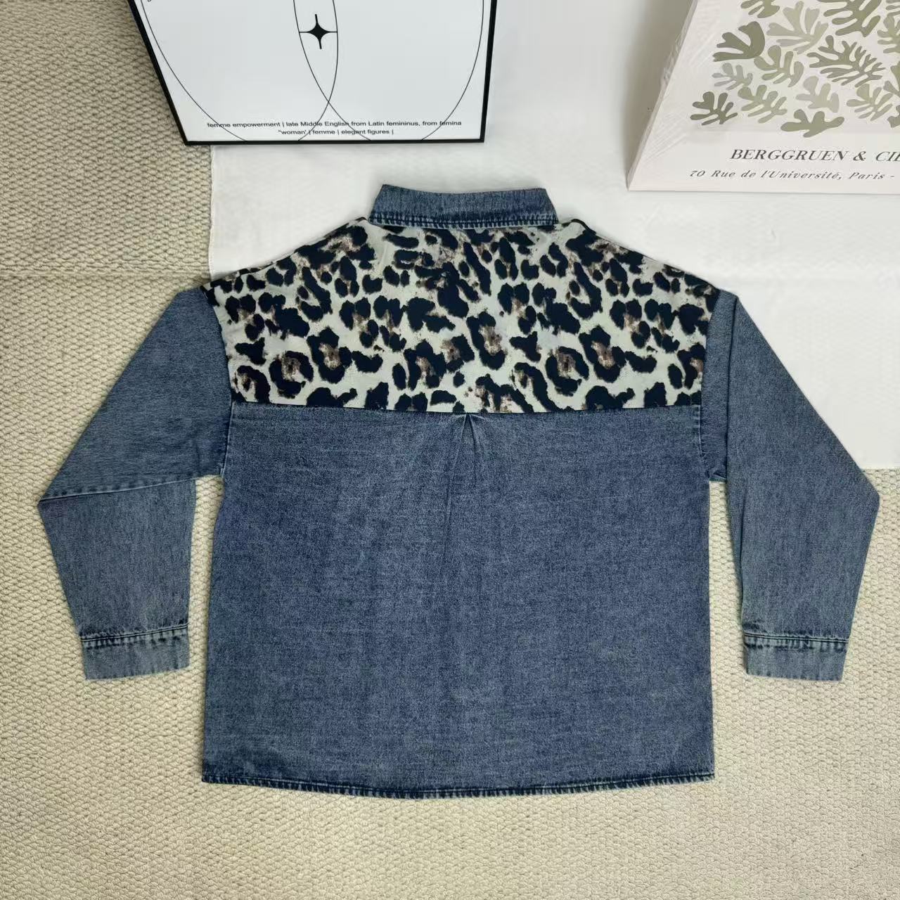 Leopard Print Chiffon Blouse