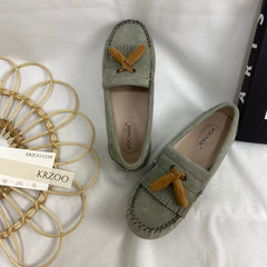 Casual Tassel Flat Loafers
