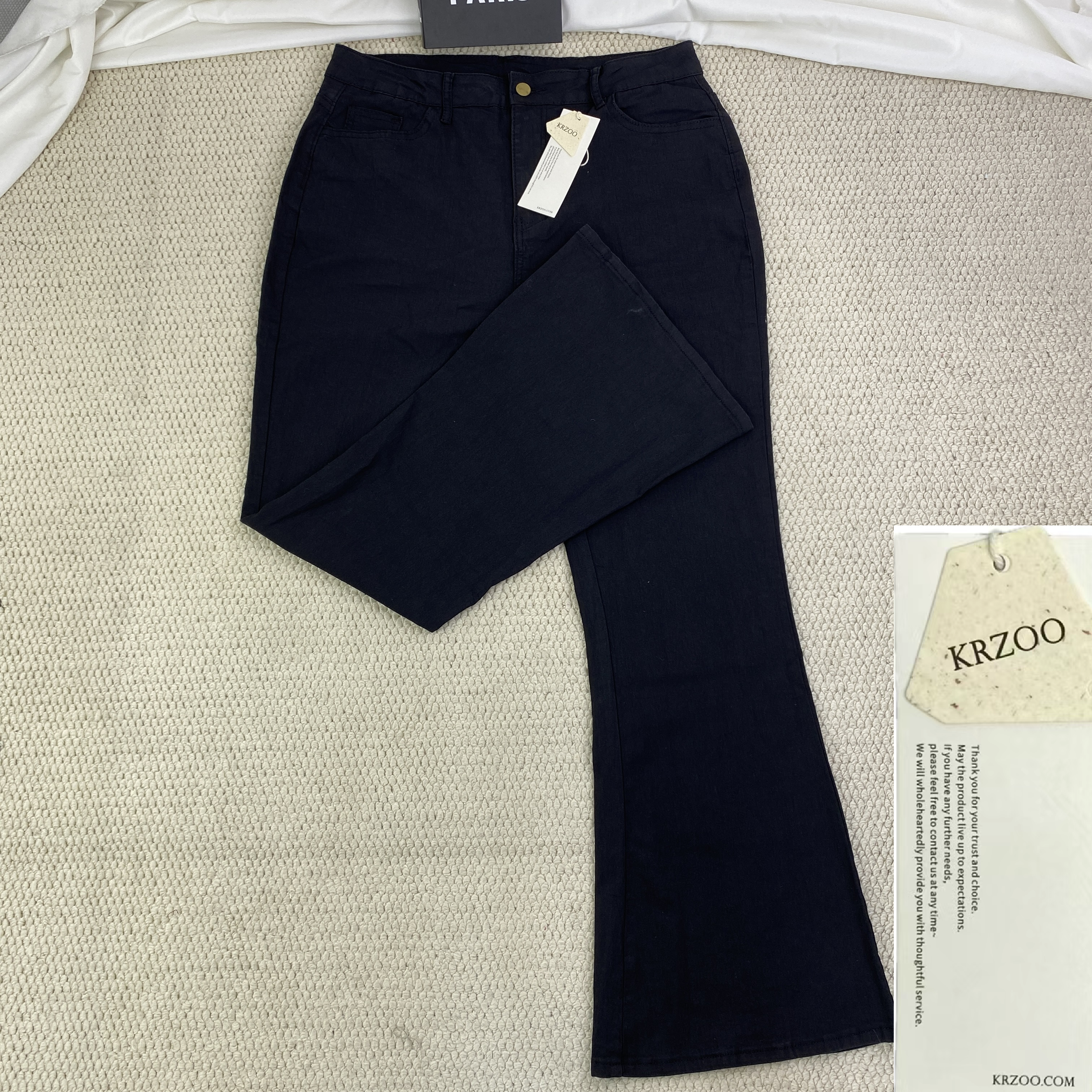Slim straight-leg jeans