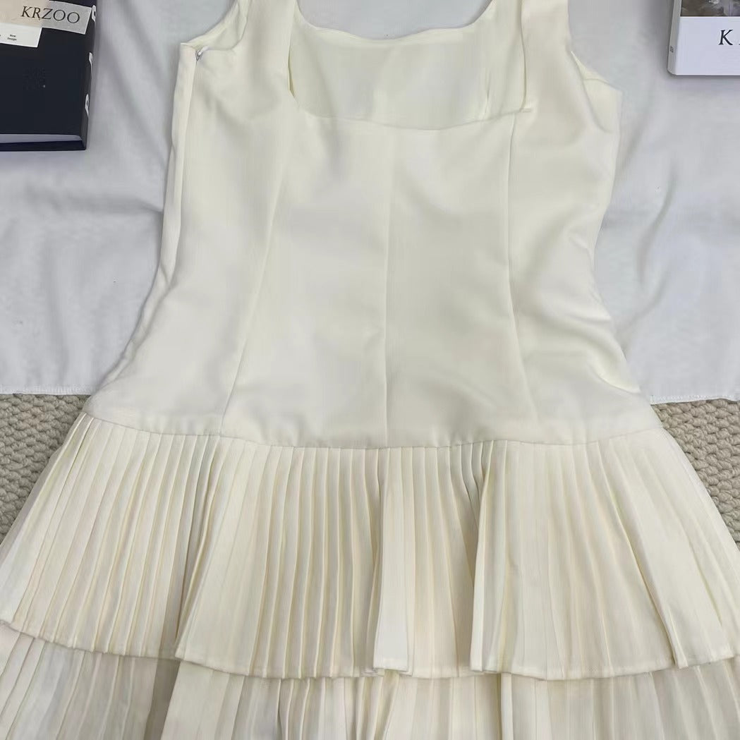 Versatile Wide-Pleated Dress