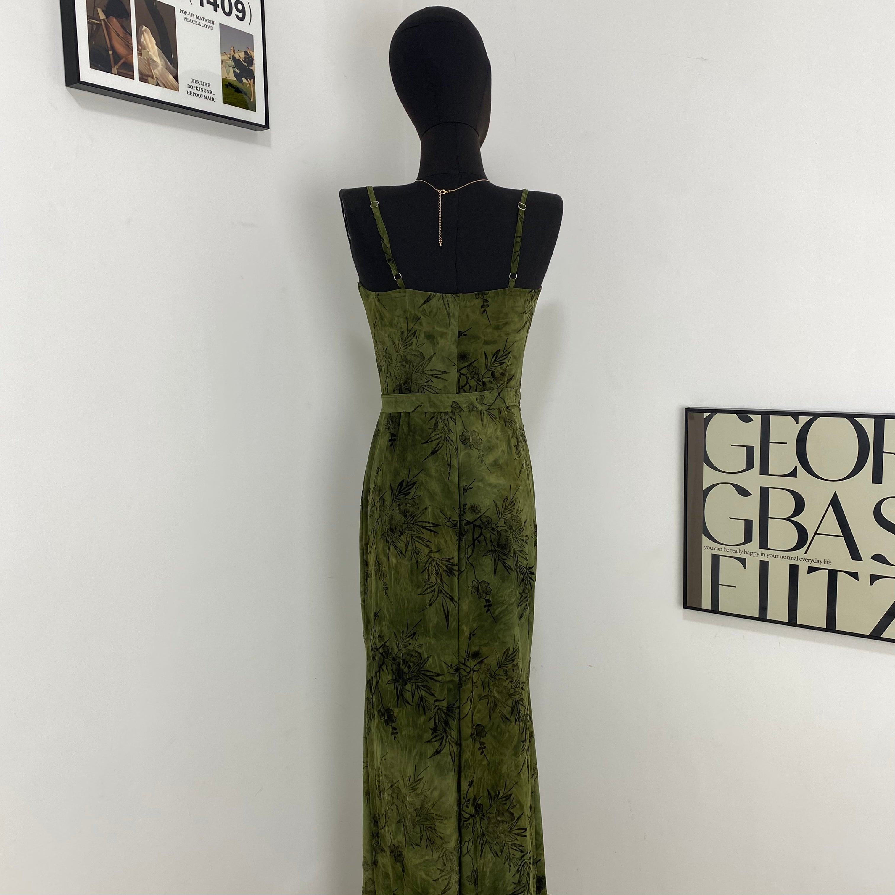 Slimming V-Neck Slip Dress