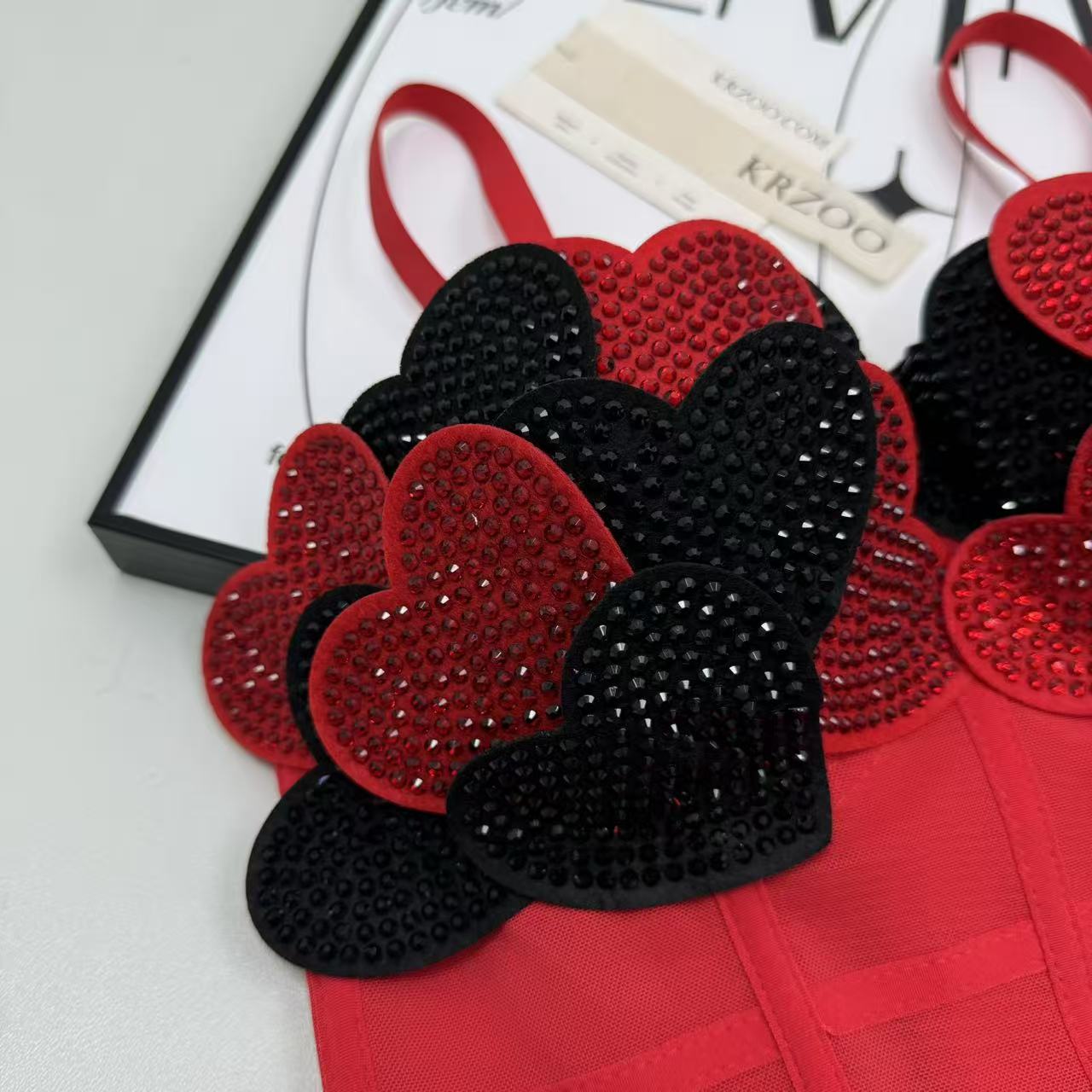 Diamond Heart-shaped Fishbone Bra