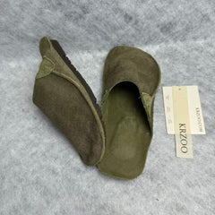 A pair of half-boots with a baggy top