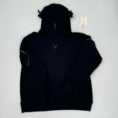 Functionalist face mask hooded sweatshirt