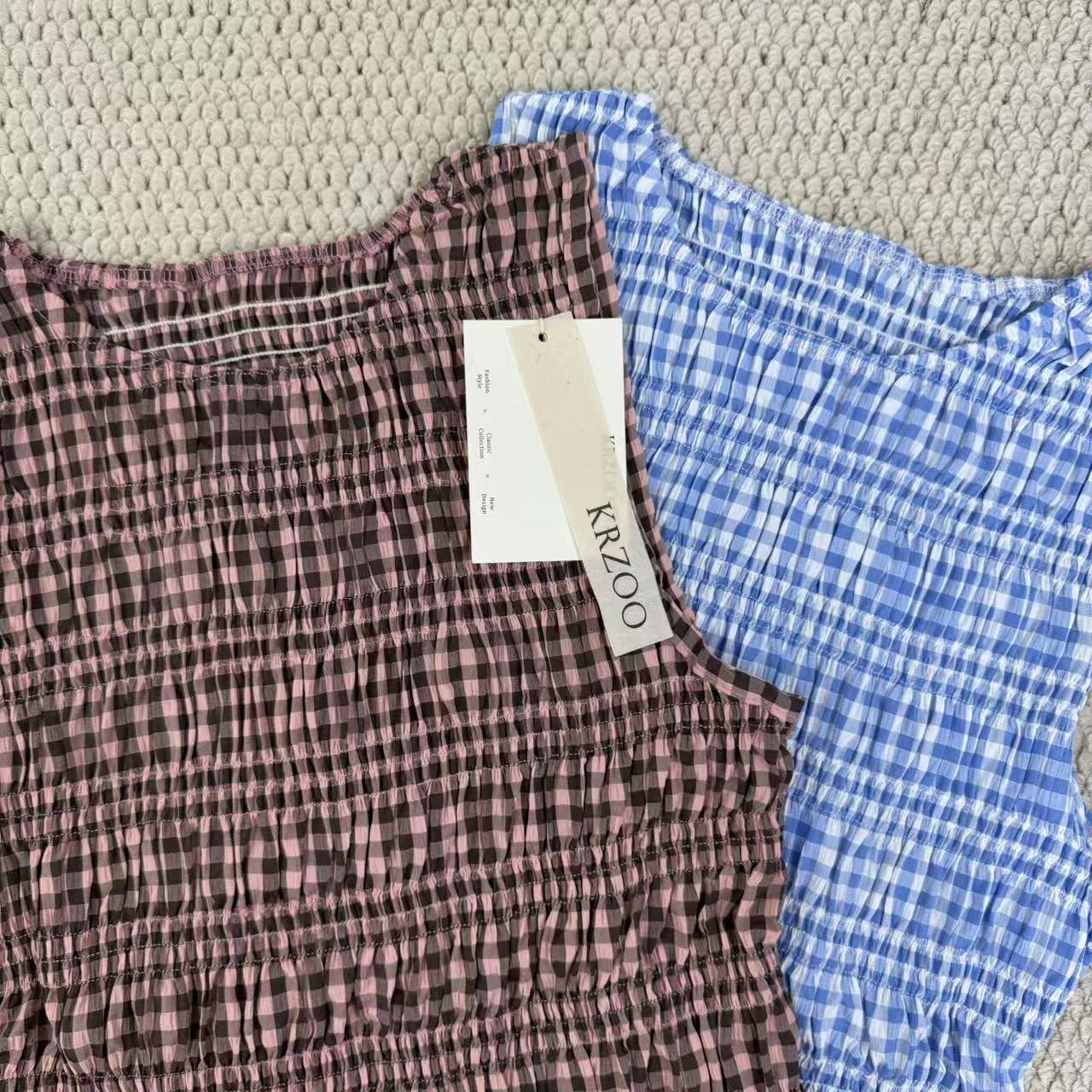 A sleeveless front-back vest