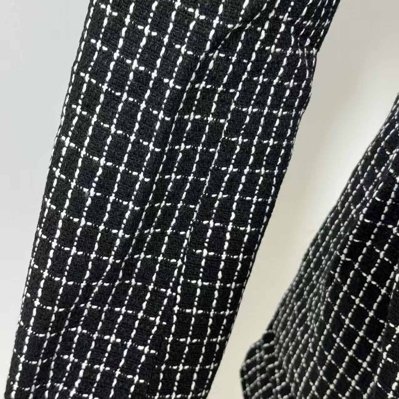 Chanel-Style Double-Breasted Wool Coat