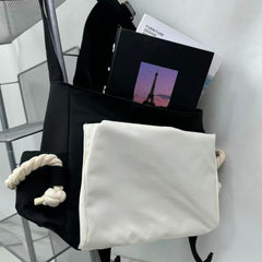 Multi-color diagonal crossbody casual shoulder bag