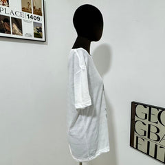 Cartoon-Print Crew Neck Short-Sleeve T-Shirt