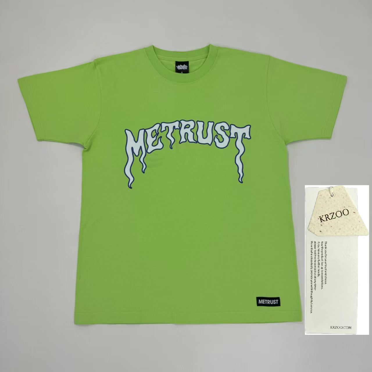 Wave-printed short-sleeved shirt