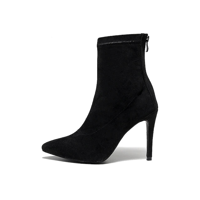 Women's Rubber Sole 11cm Slim High Heel Salsa JazDance Shoes Heels Dance Boots